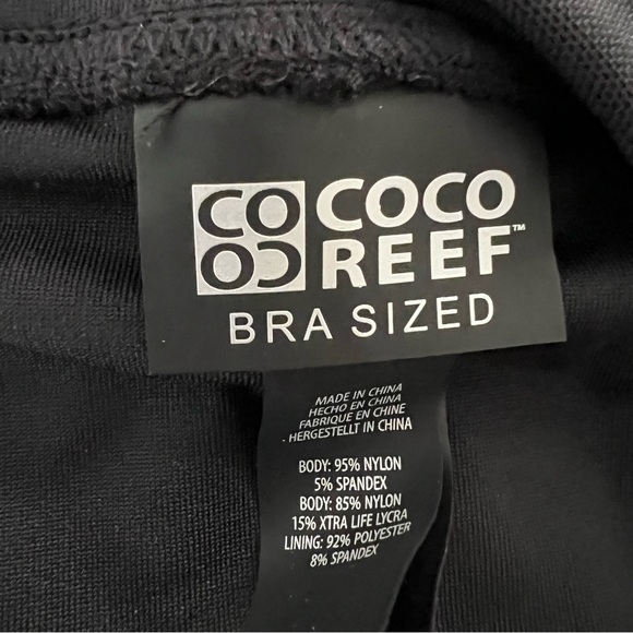 Coco Reef Sway Mesh Layer Swim Skort in Cast Black Women’s Size XL - Picture 8 of 8